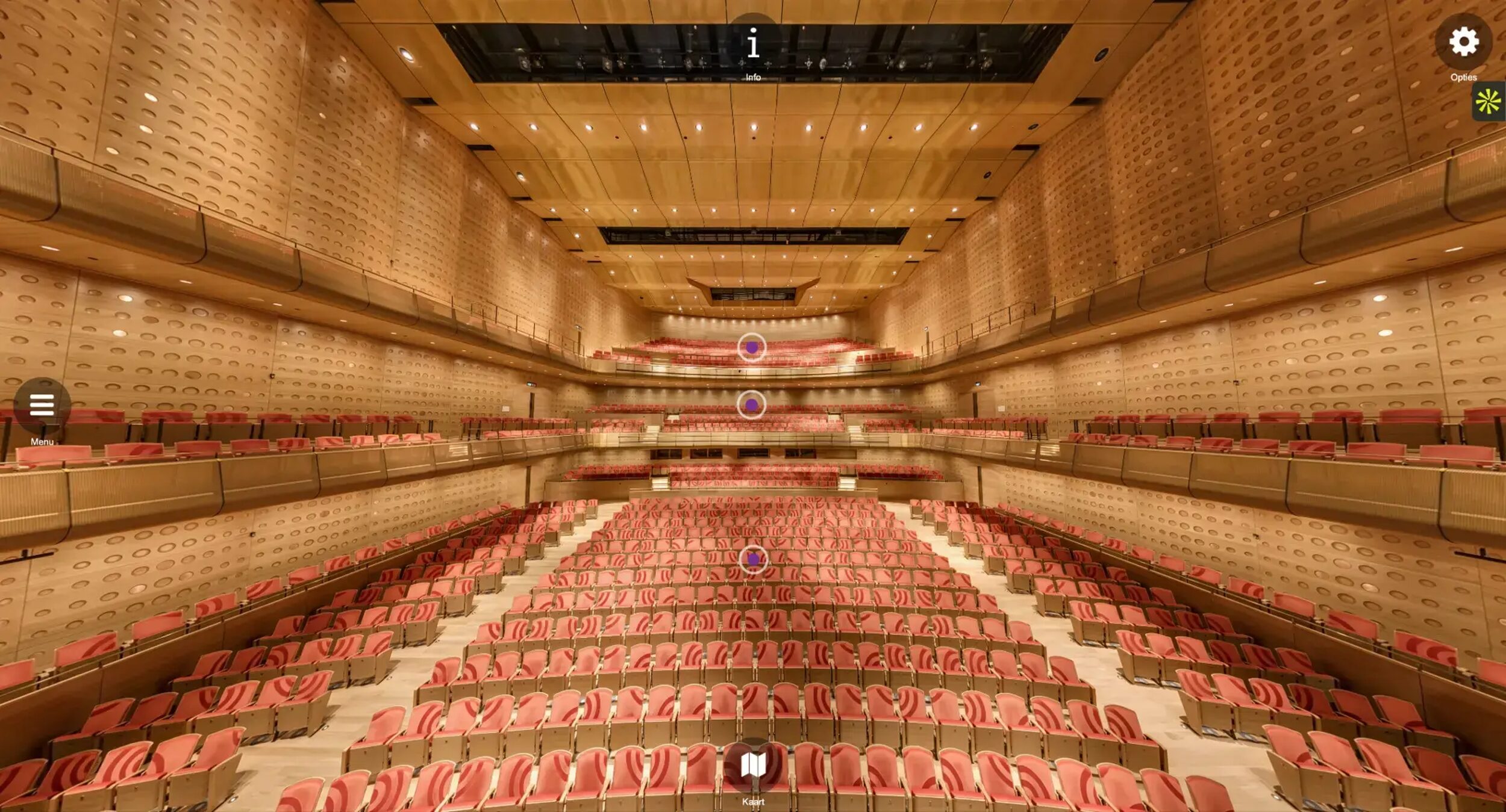 Queen Elisabeth Hall in 360°