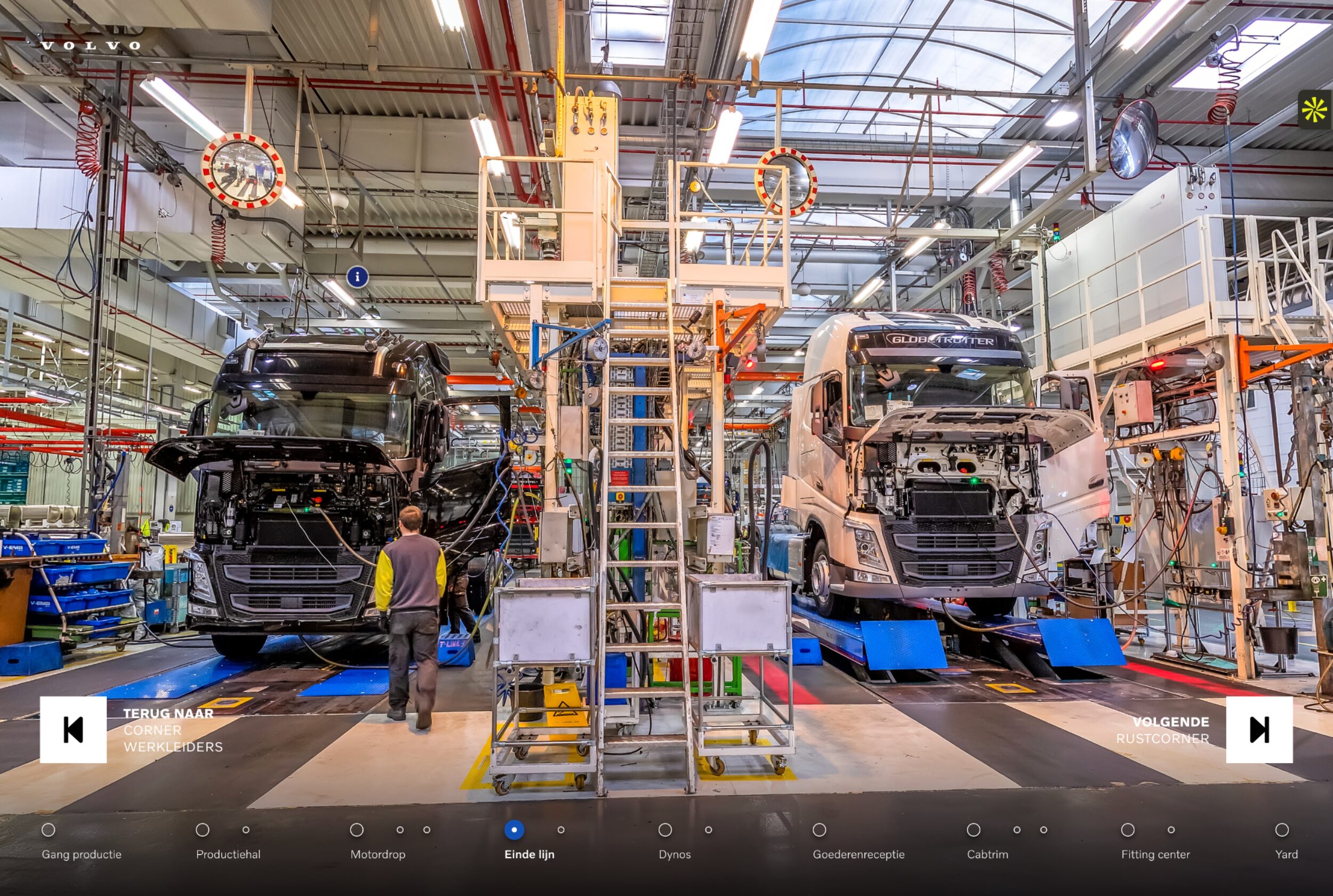 Volvo Trucks Ghent: Virtual tour for employer branding