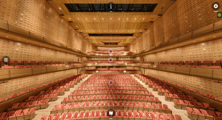 Queen Elisabeth Hall in 360°