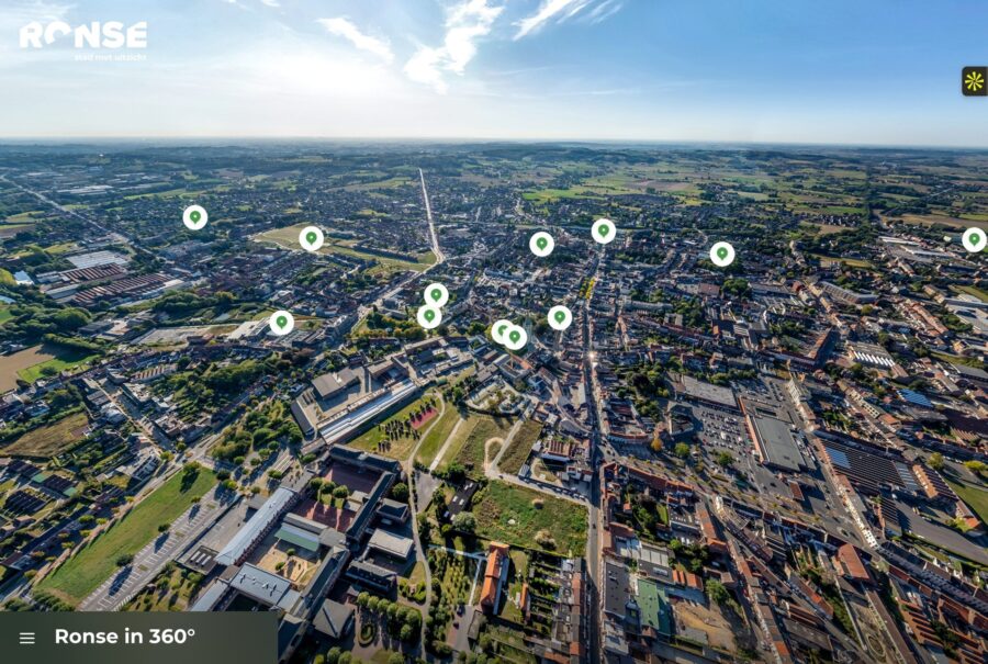 Ronse virtual tour: city, heritage and nature in 360°