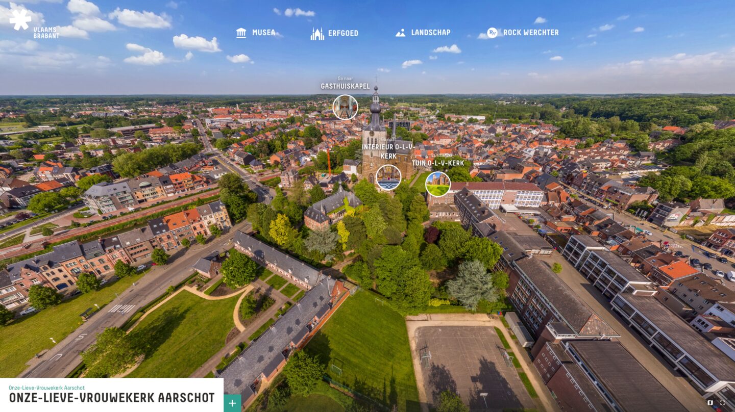Highlighting the cultural heritage of Vlaams-Brabant, using virtual reality