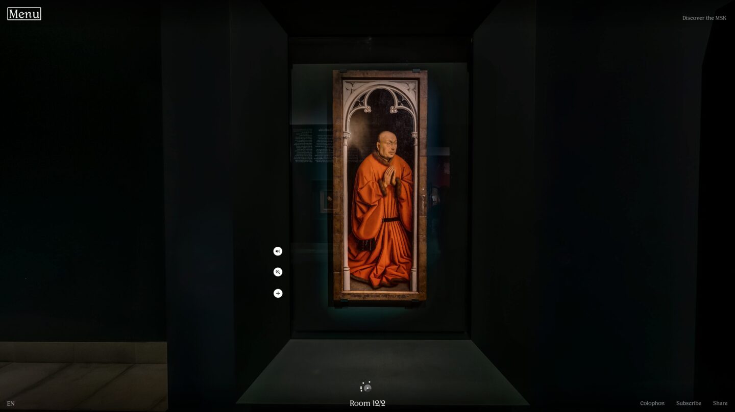 Van Eyck's Optical Revolution as an immersive museum experience