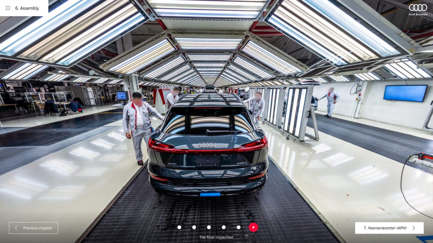Charging ahead with the e-tron – Audi Brussels virtual factory tour
