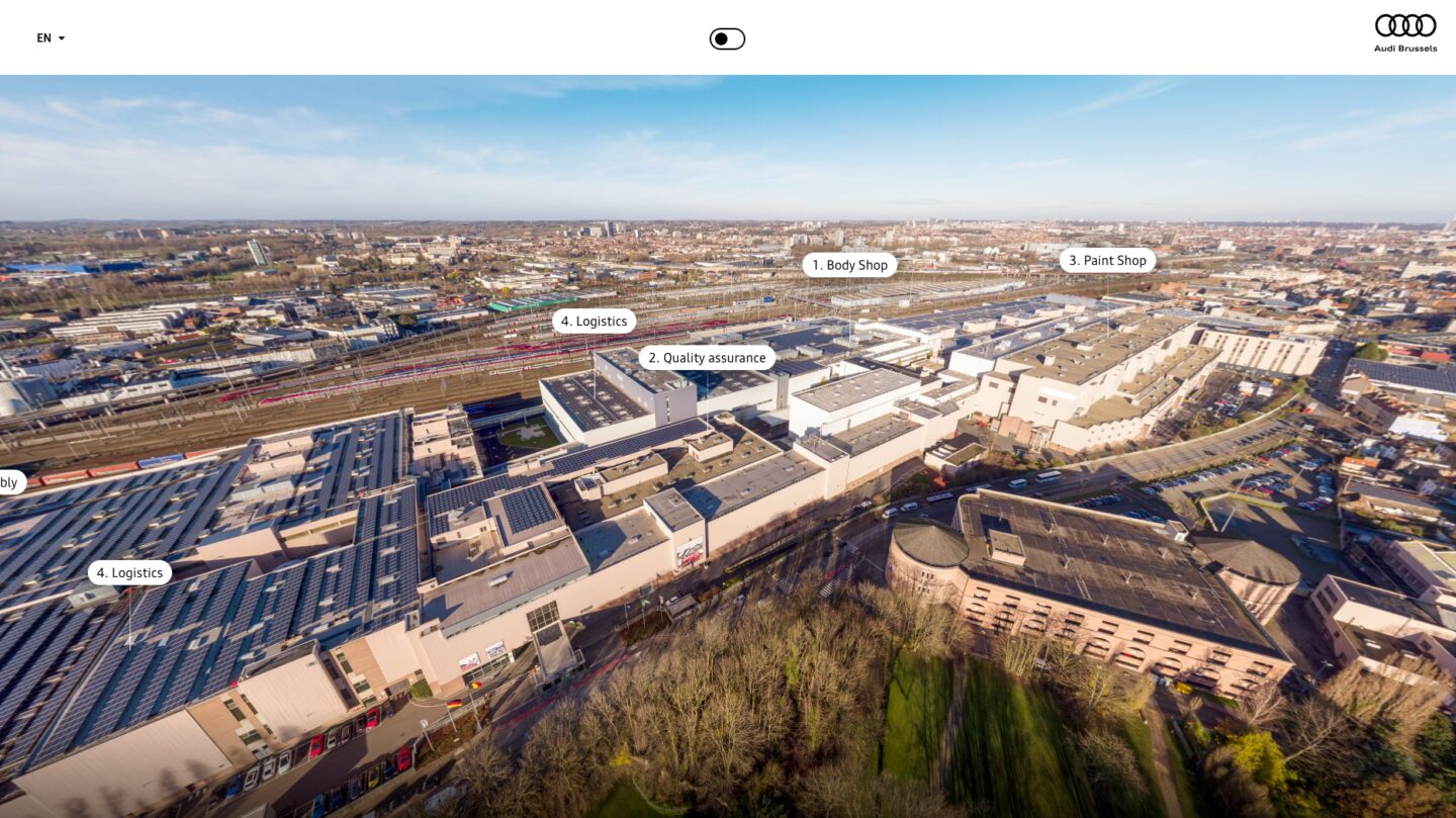 Onder stroom met de e-tron – Audi Brussels Virtual Factory Tour