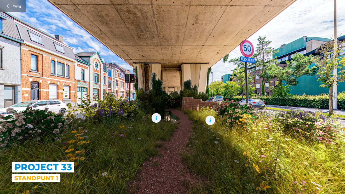 Highlighting urban redevelopment in virtual reality