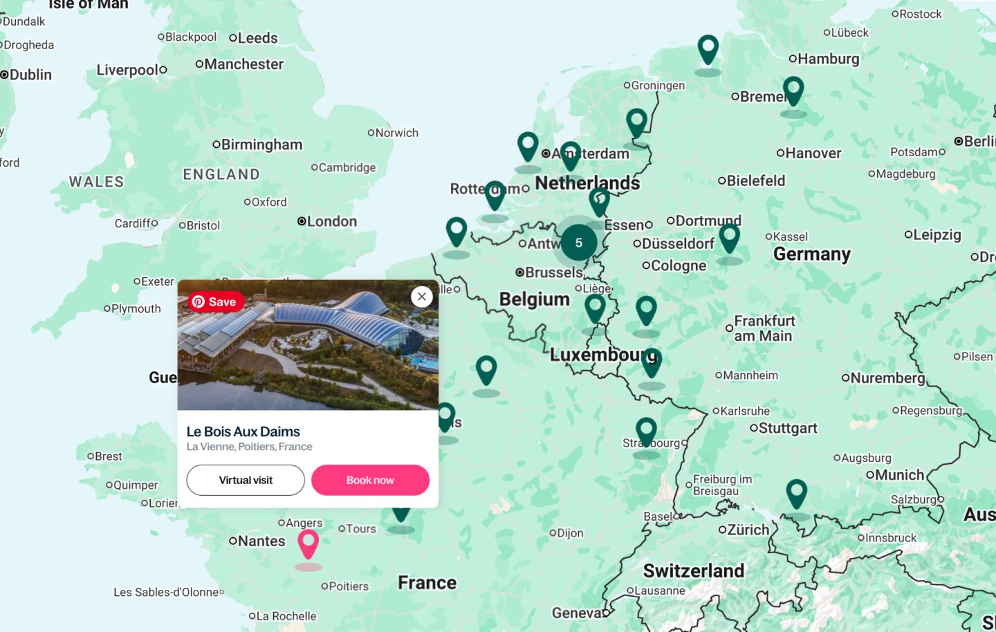 Virtually Visit all 28 Center Parcs in Europe with Poppr’s Immersive Virtual Tours