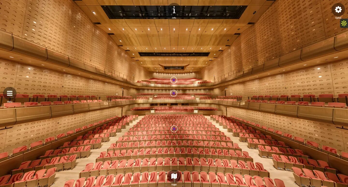 Queen Elisabeth Hall in 360°
