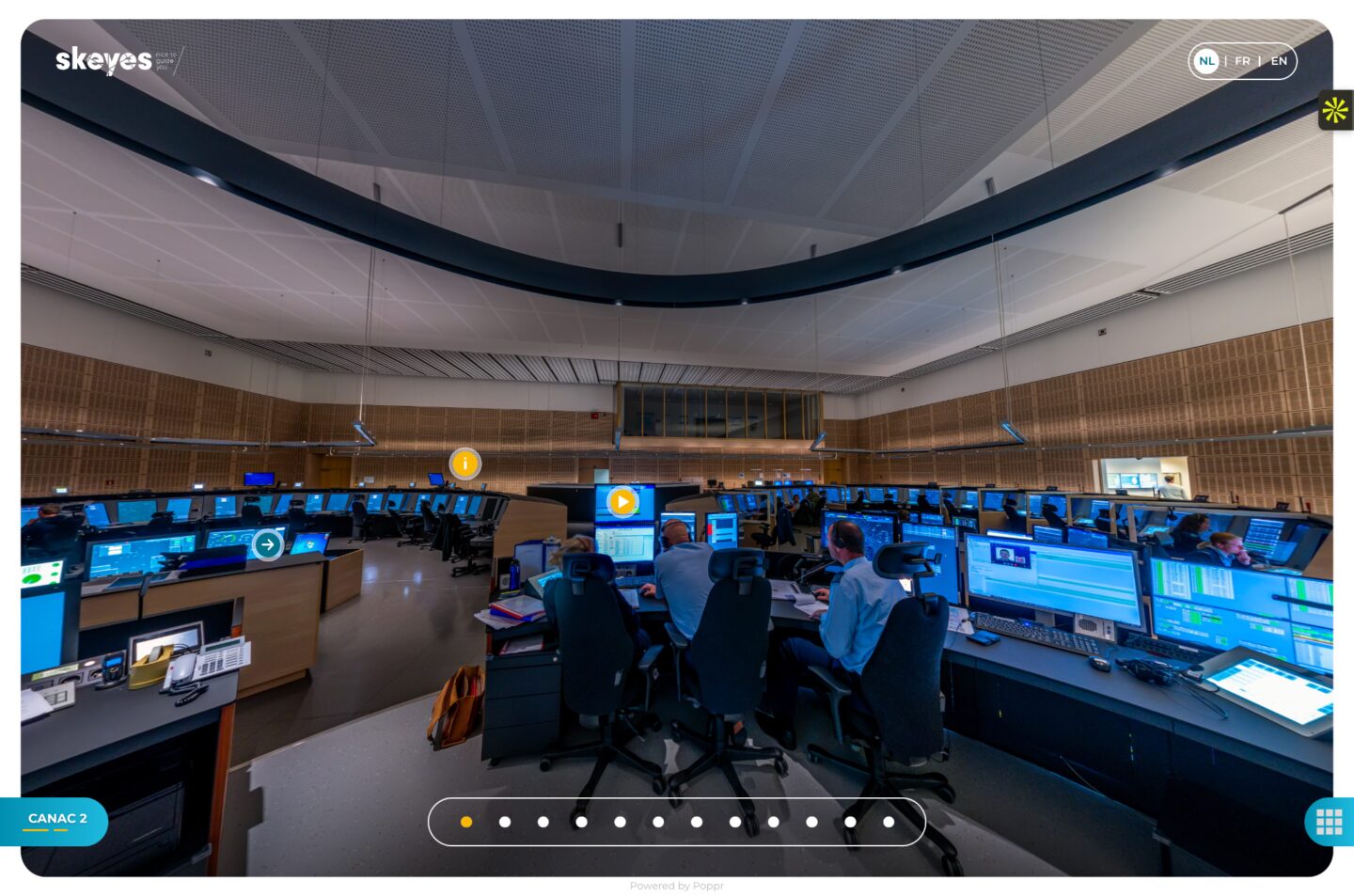 skeyes: a virtual tour inside Belgian air traffic control