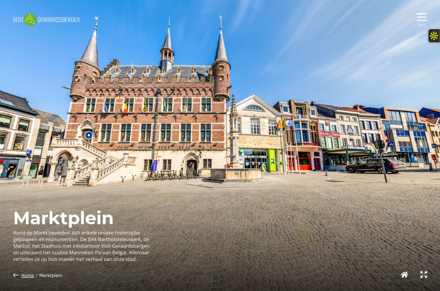 Geraardsbergen: a virtual tour connecting heritage and nature