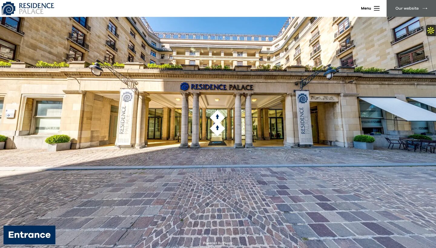Residence Palace: explore the event venue with a virtual tour