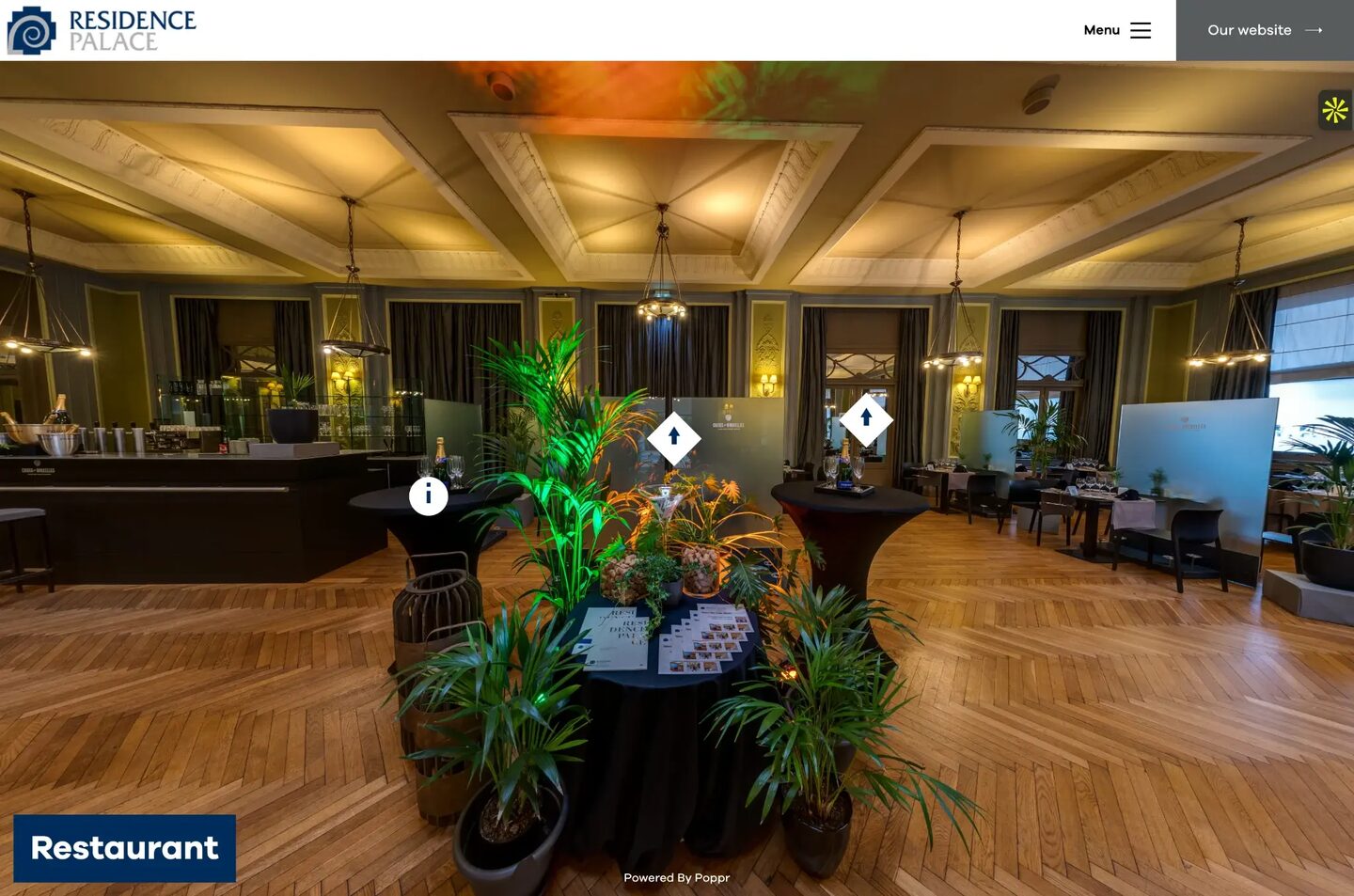 Residence Palace: explore the event venue with a virtual tour