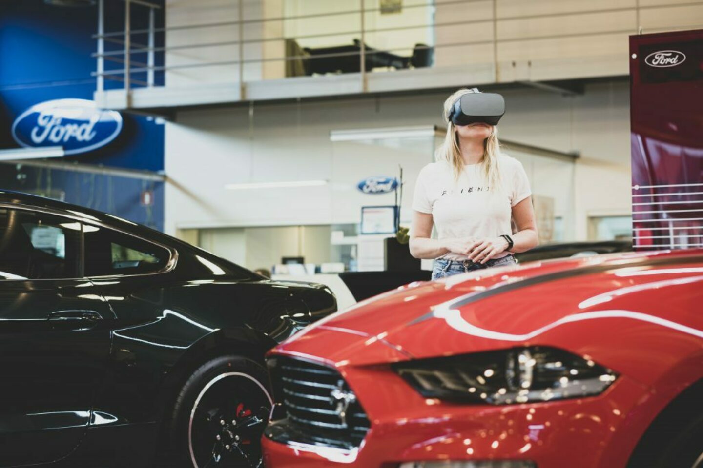 Een versnelling hoger met de Ford Mustang in virtual reality