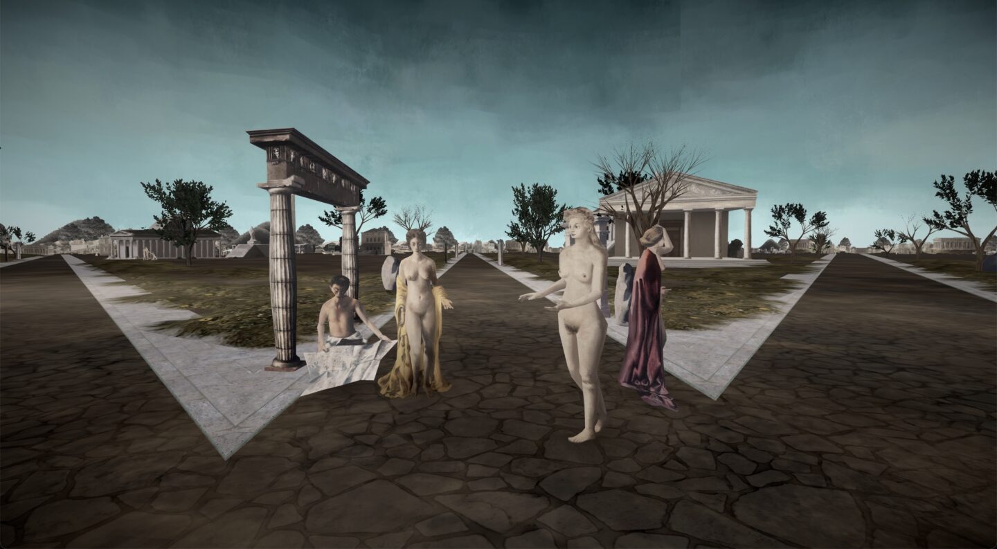 Paul Delvaux in virtual reality