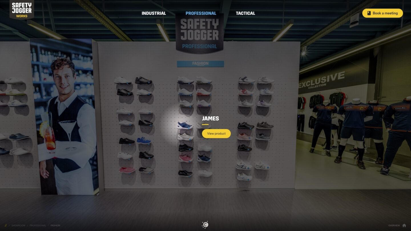 An immersive online shopping experience