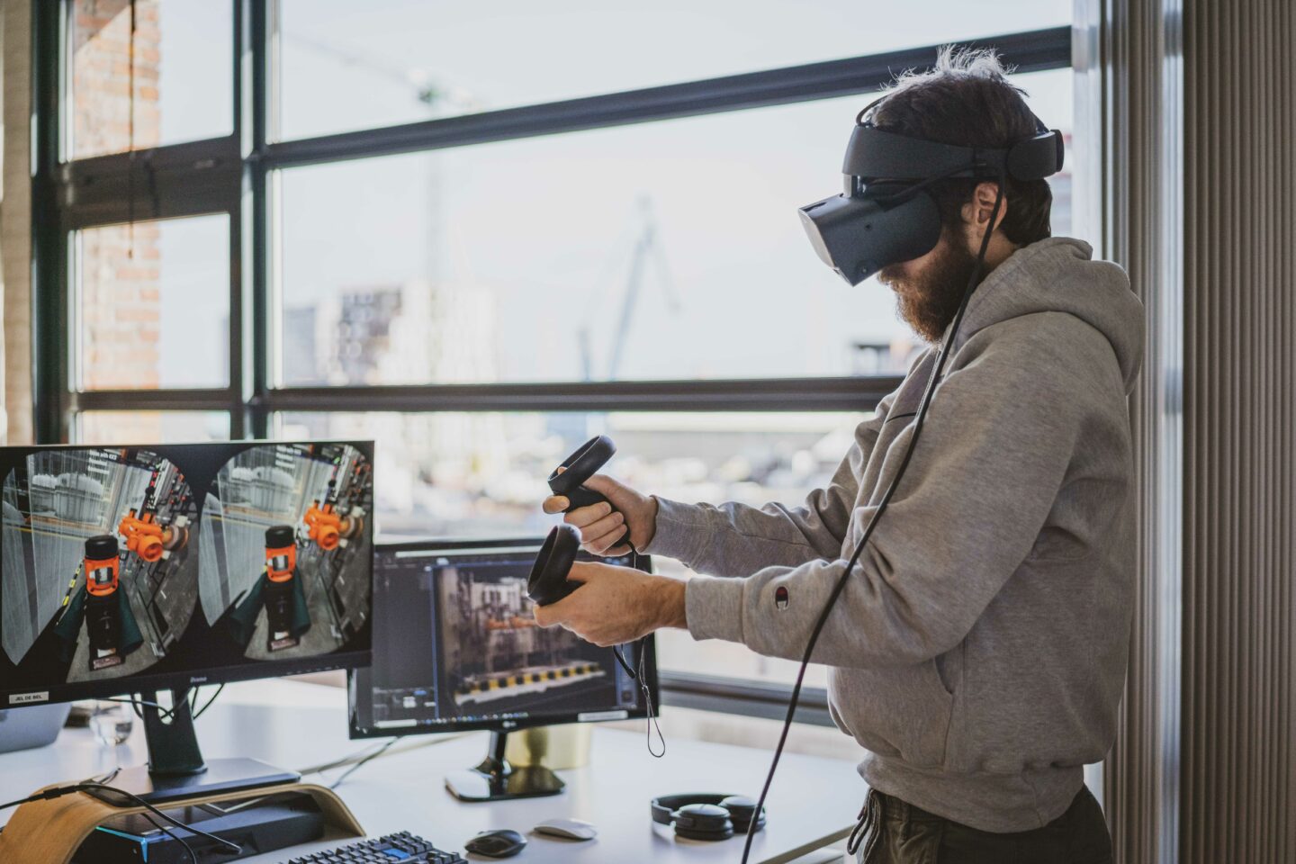 Virtual reality training simulators