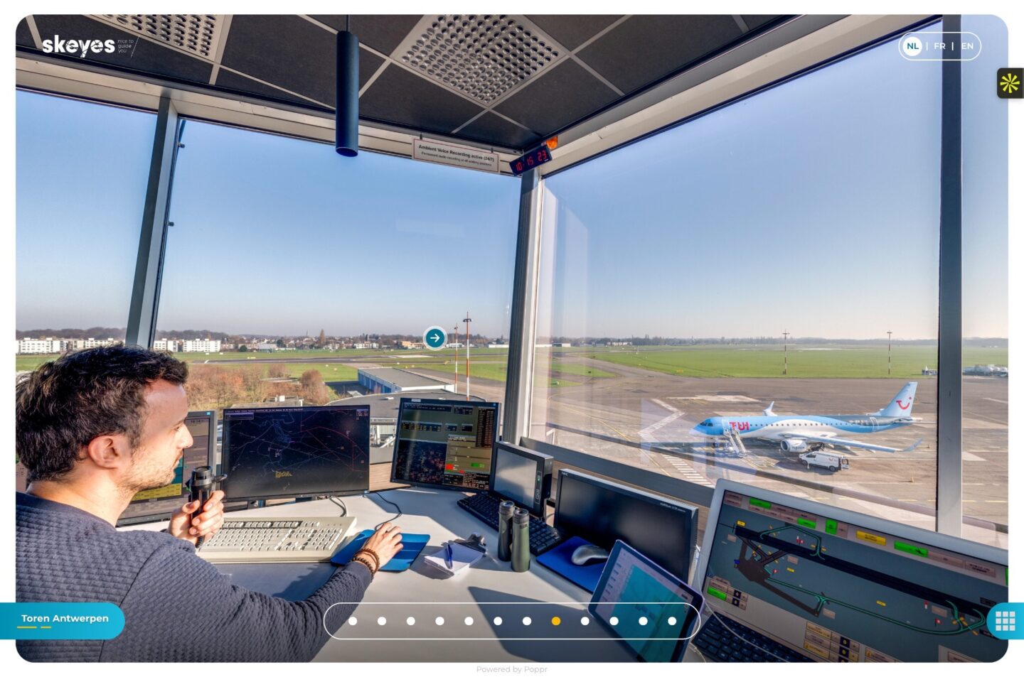 skeyes: a virtual tour inside Belgian air traffic control
