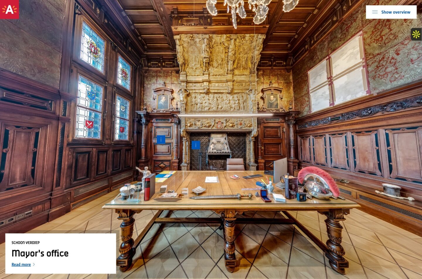 Antwerp City Hall: iconic heritage in a virtual tour