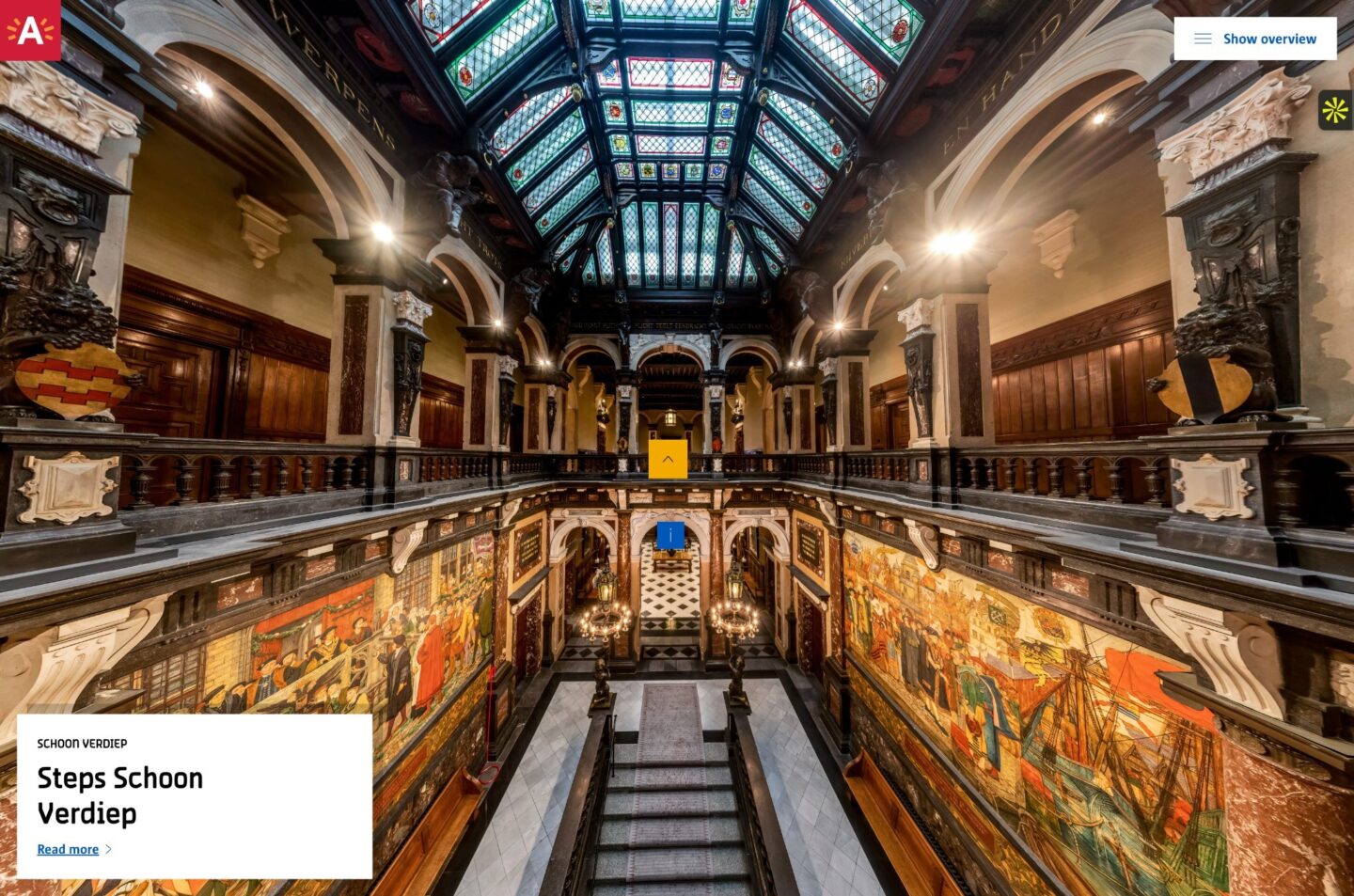 Antwerp City Hall: iconic heritage in a virtual tour