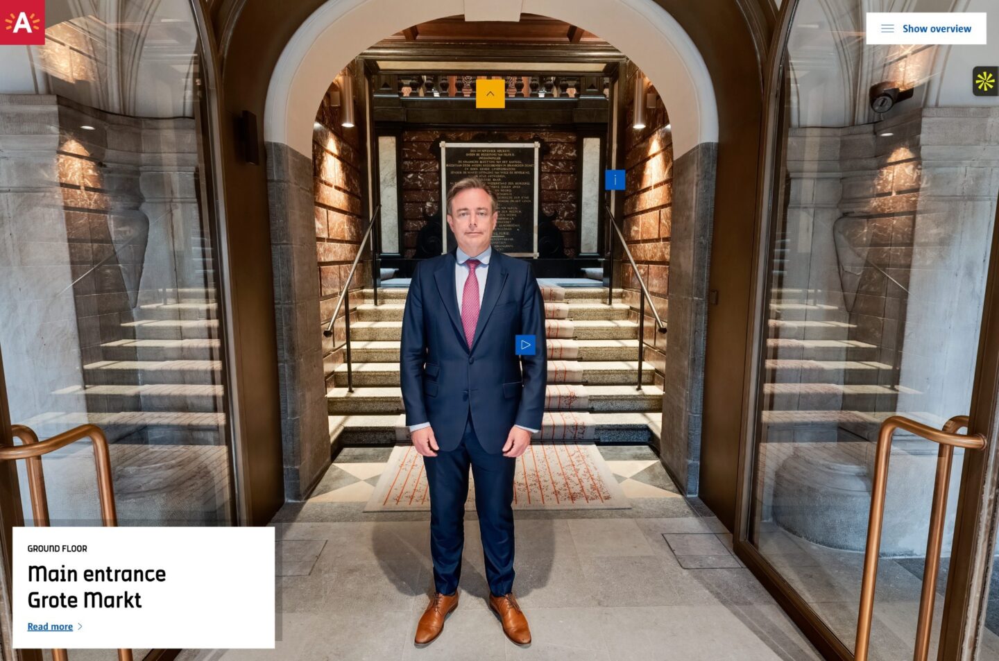 Antwerp City Hall: iconic heritage in a virtual tour